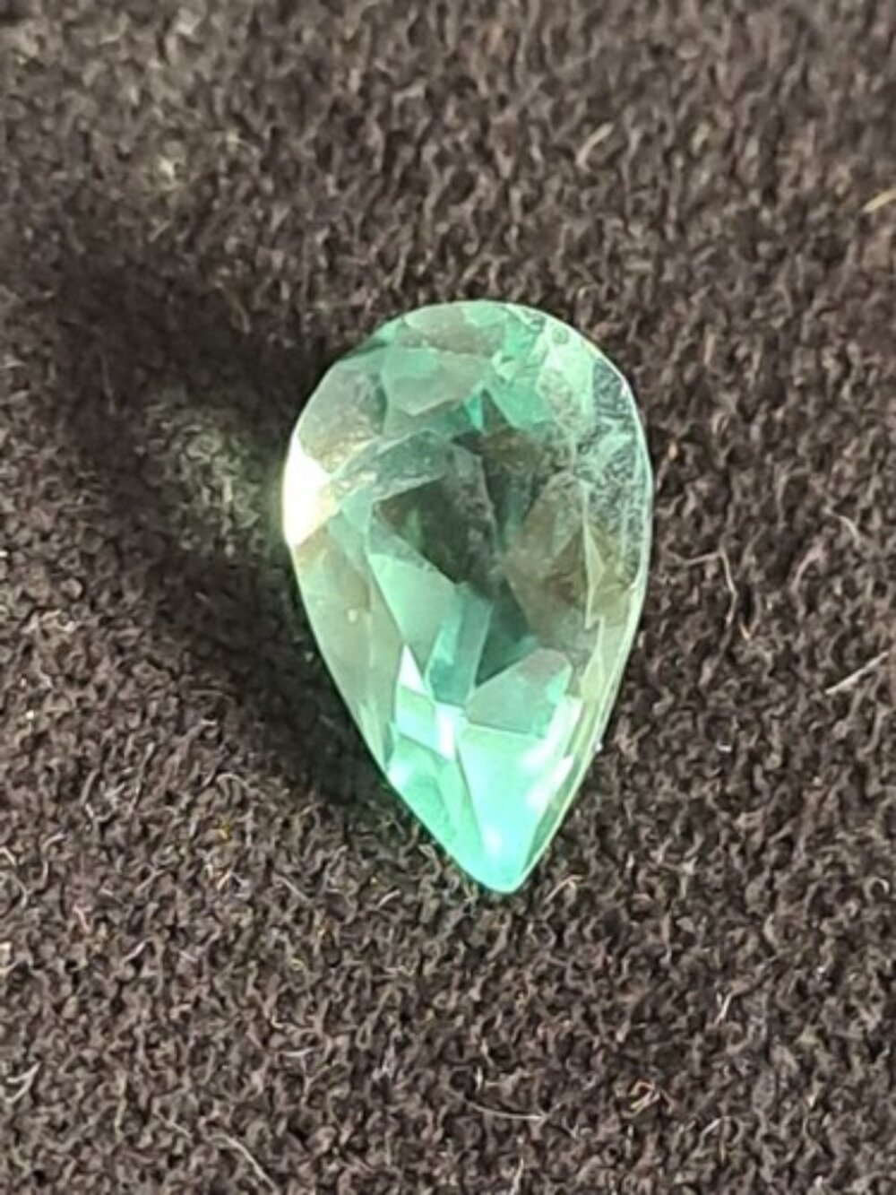 Mozambique Paraiba Tourmaline Certified 1.27cts, Pear Cut Not Enhanced, NATURAL - Picture 1 of 1